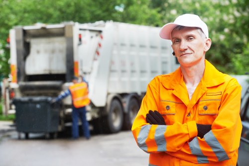 Junk Brothers' business waste removal team in action